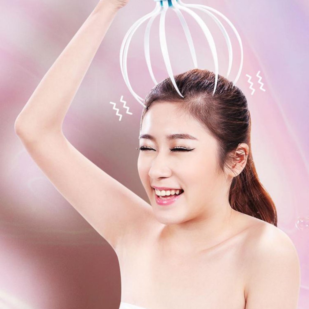 Head Massager Scalp Vibration Massage Eight Claw Electric Household Massager Head Masager Body Care - Sluxe Fashions