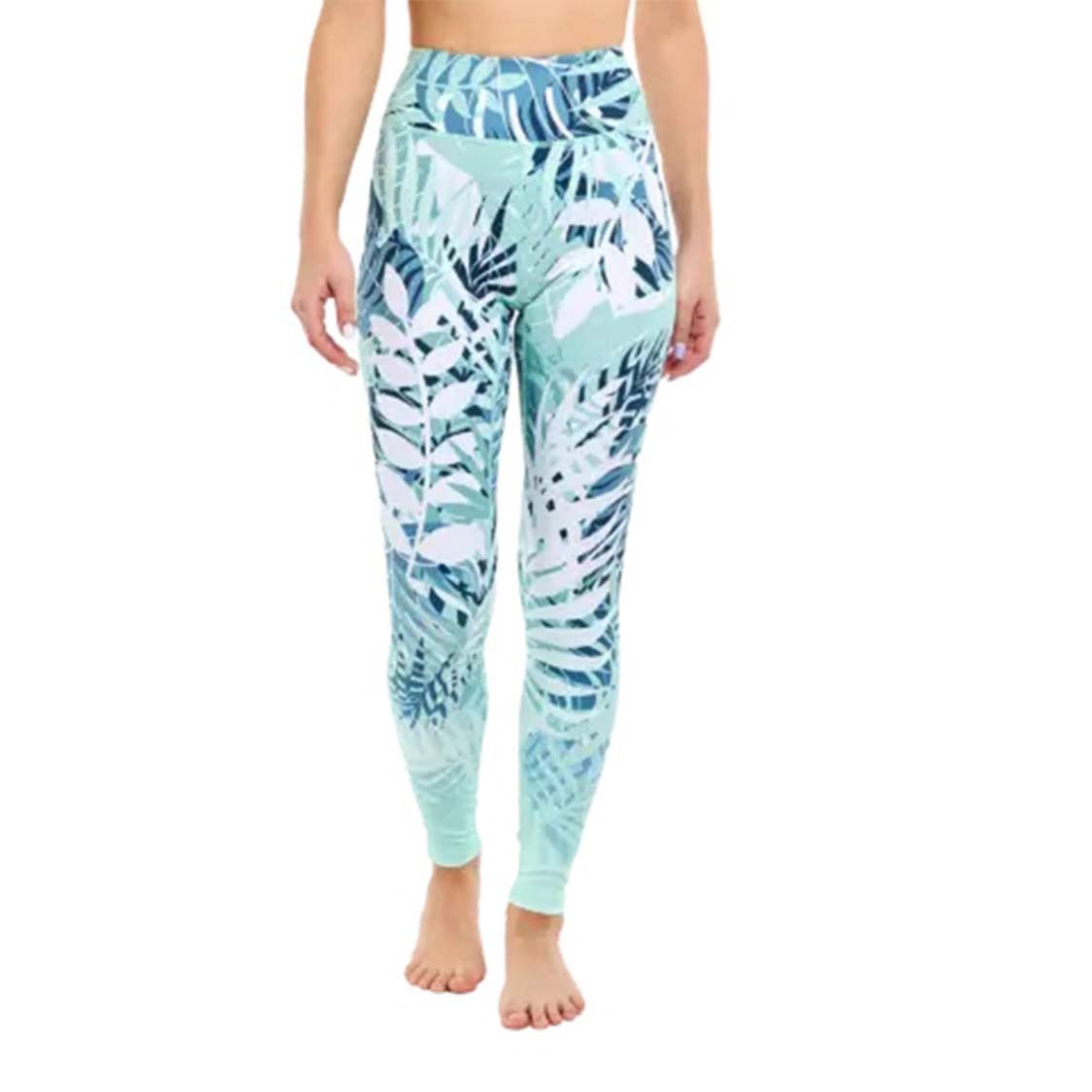 Floral Printed Set Yoga Pants Pilates Training Wear