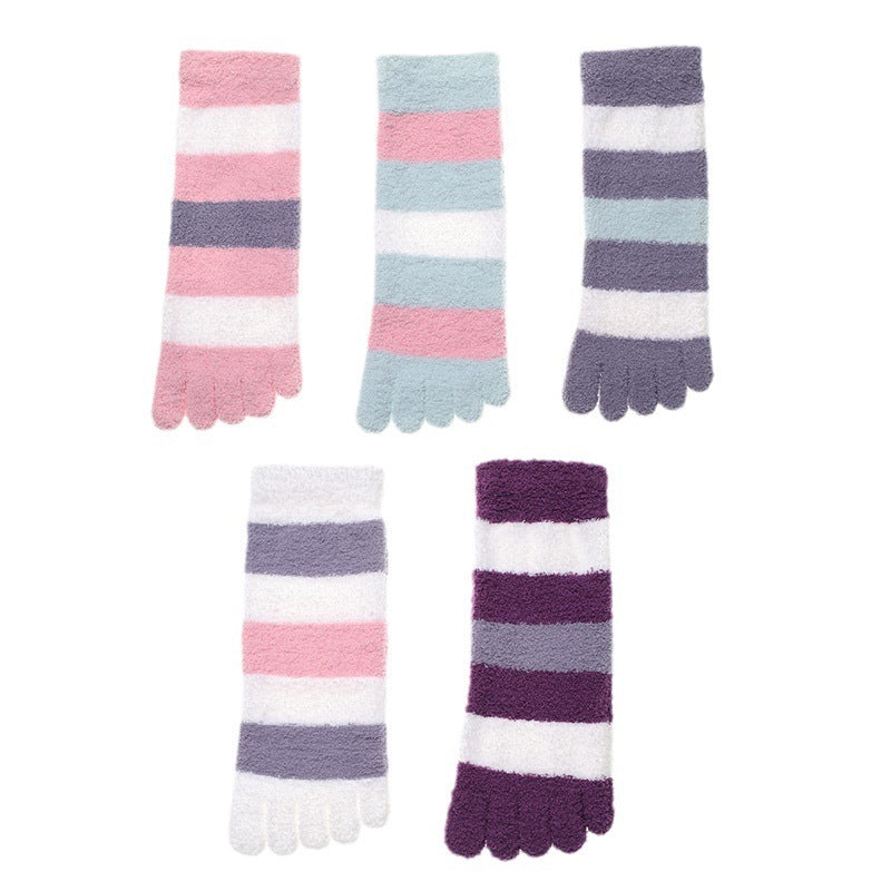 Women's Autumn And Winter Thermal Coral Fleece Sleeping Socks