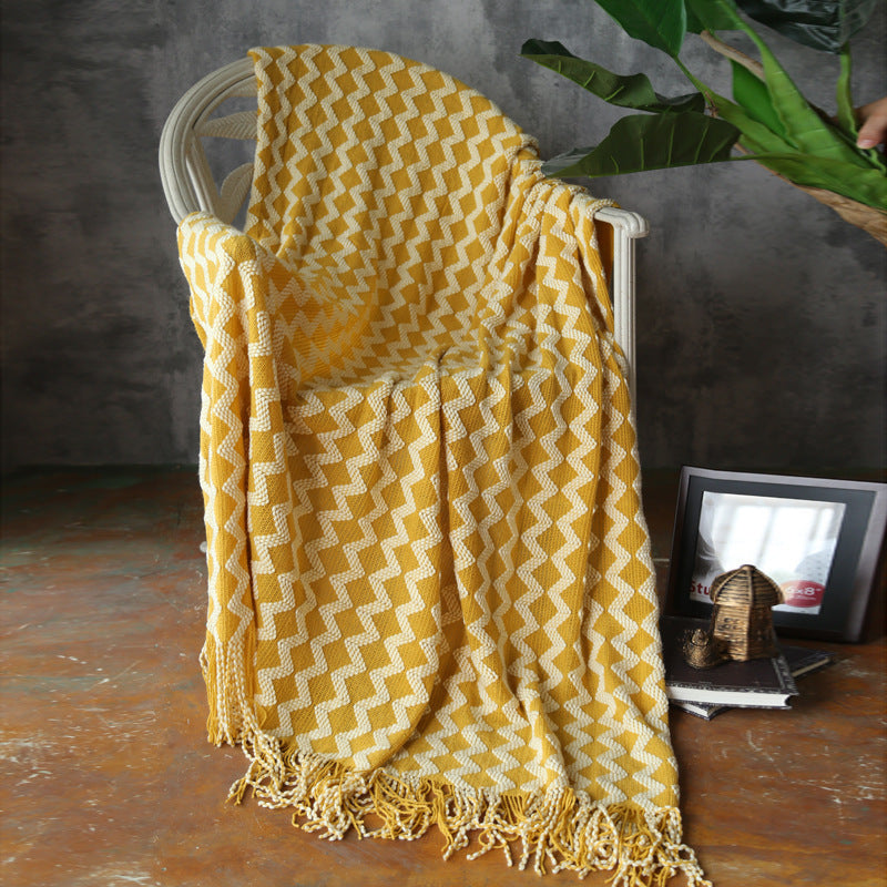 Knitted Wool Blanket Cashmere Blanket